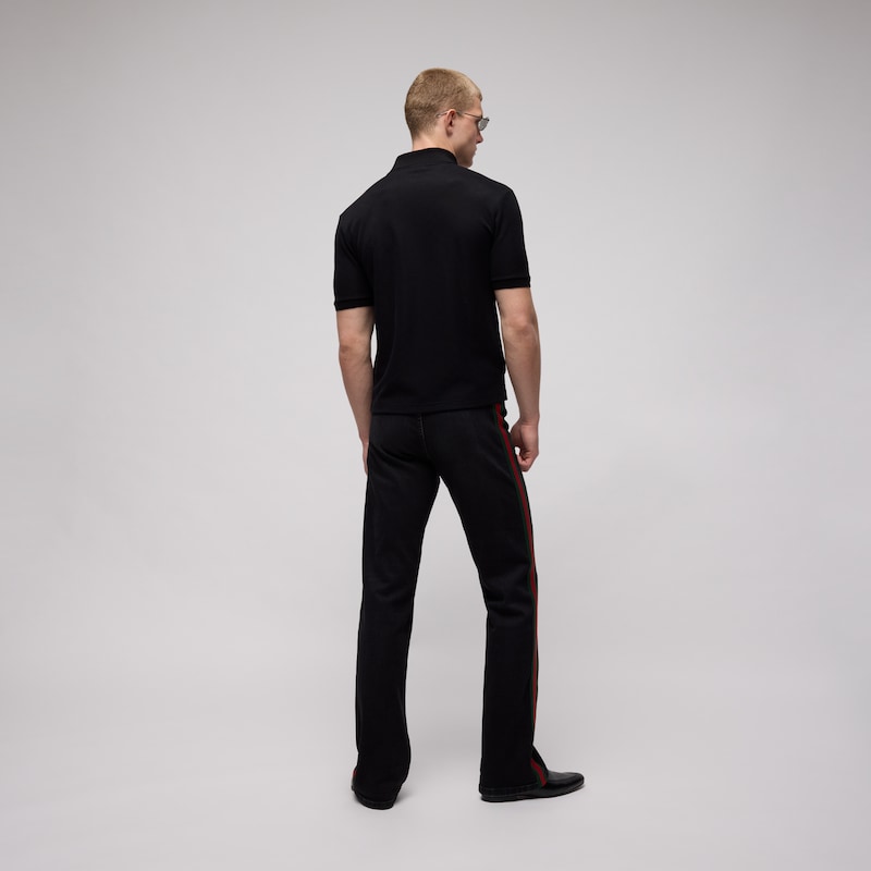 Gucci GG Technical Jersey Jacquard Polo Shirt | Thumbnail 3 Gucci GG Technical Jersey Jacquard Polo Shirt | Thumbnail 3