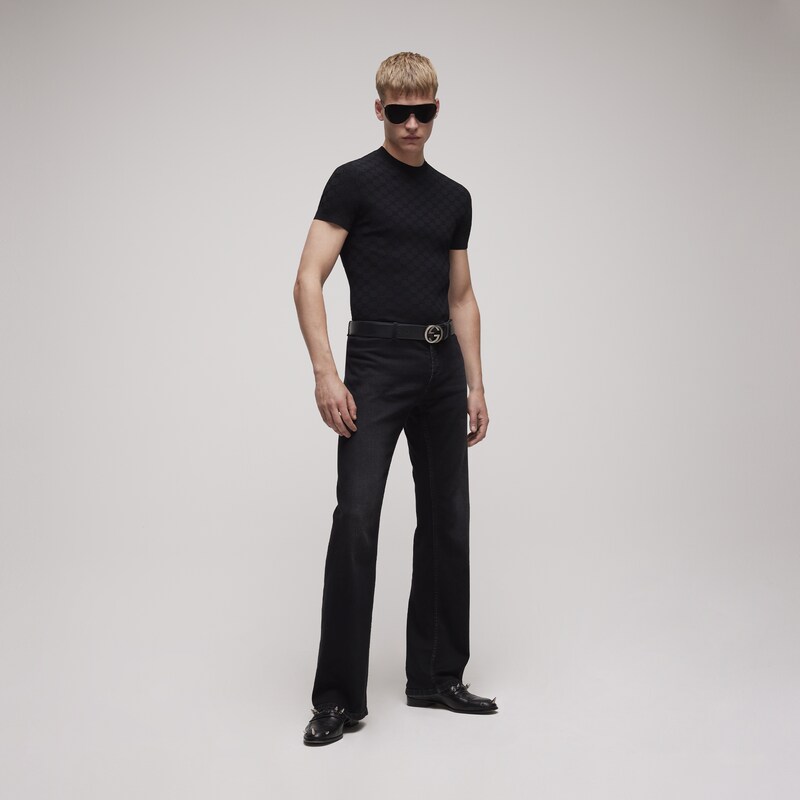 Gucci Technical GG Fabric Jacquard T-shirt | Thumbnail 2 Gucci Technical GG Fabric Jacquard T-shirt | Thumbnail 2