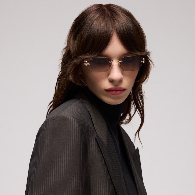 Gucci Rectangular-frame Sunglasses | Thumbnail 2 Gucci Rectangular-frame Sunglasses | Thumbnail 2