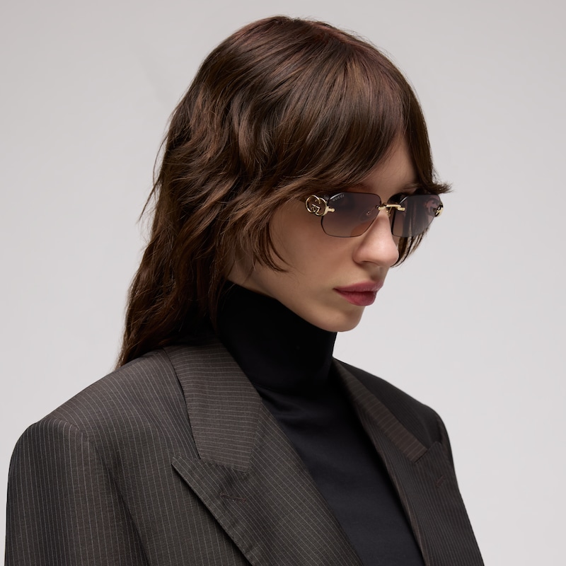 Gucci Rectangular-frame Sunglasses | Thumbnail 3 Gucci Rectangular-frame Sunglasses | Thumbnail 3