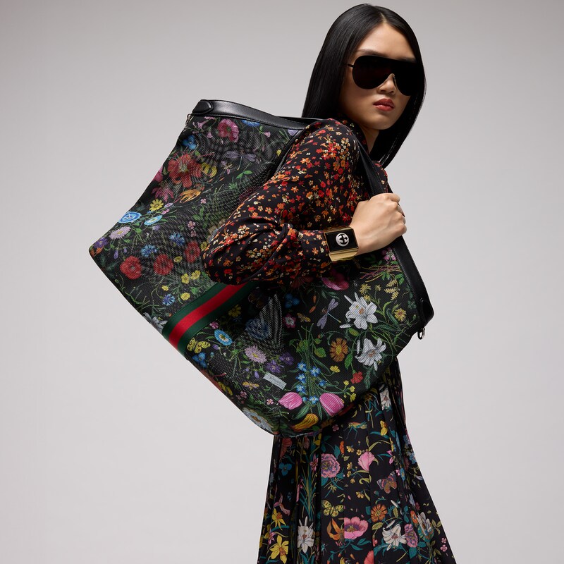 Gucci Giglio Flora Large Tote Bag | Thumbnail 2