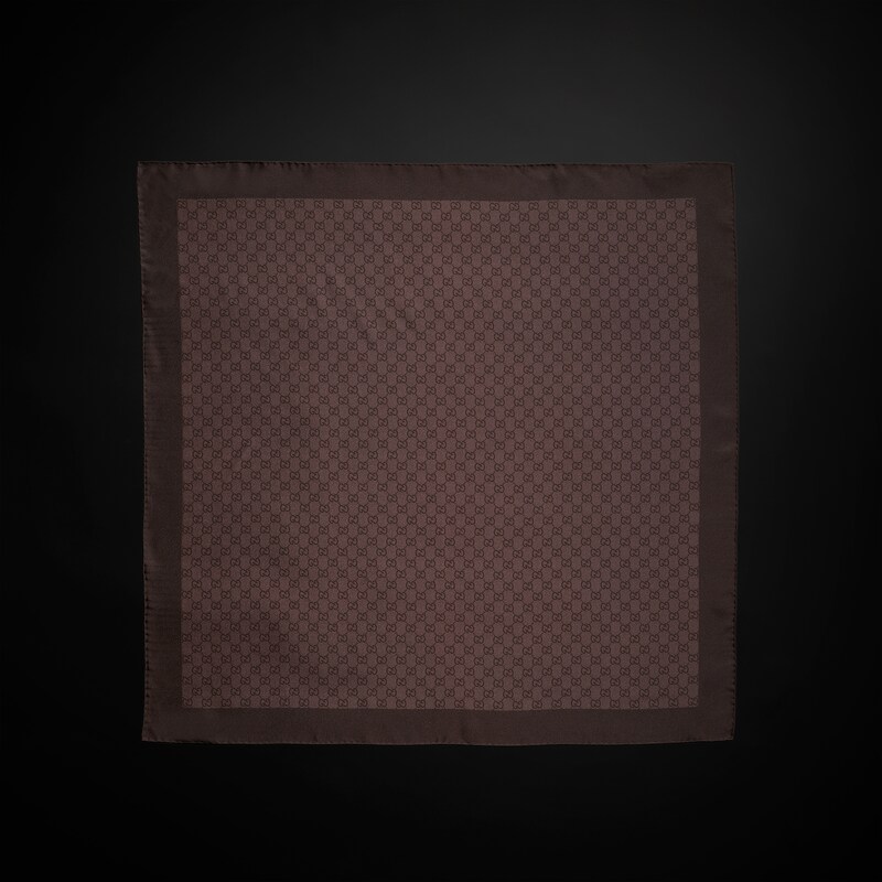 Gucci GG Silk Twill Jacquard Carré | Thumbnail 3 Gucci GG Silk Twill Jacquard Carré | Thumbnail 3