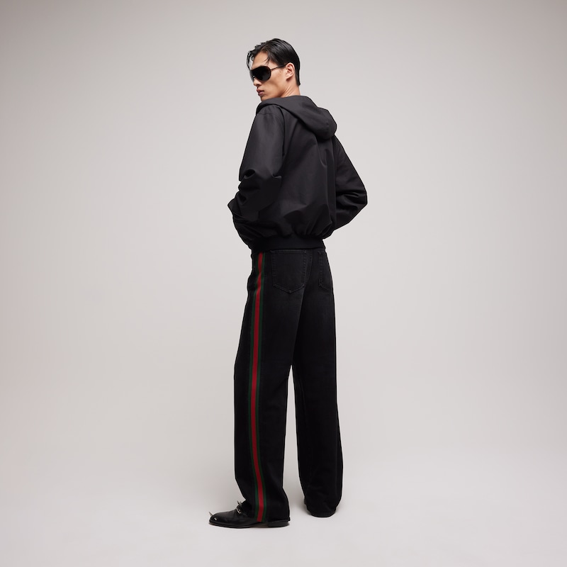 Gucci Reversible Cotton Canvas Zip Jacket | Thumbnail 3 Gucci Reversible Cotton Canvas Zip Jacket | Thumbnail 3