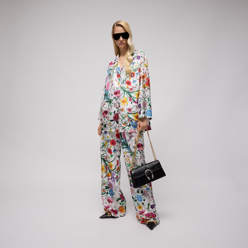 Gucci Printed Silk Twill Shirt | Thumbnail 2