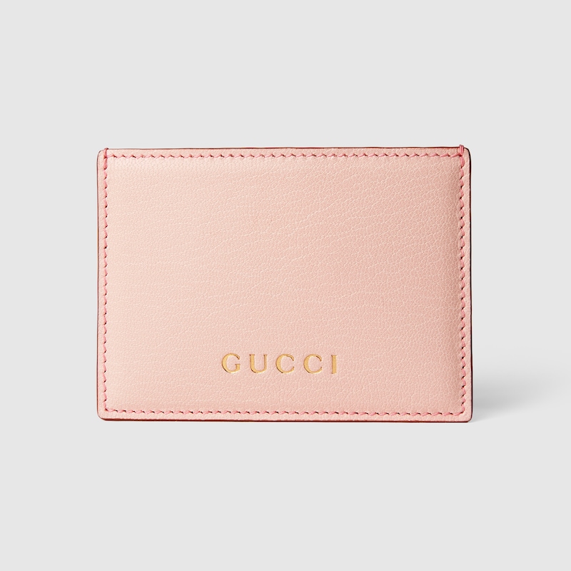 Card Case With Gucci Lettering Card Case With Gucci Lettering