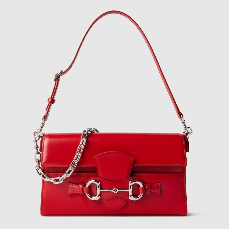 Gucci Horsebit Ristretto Medium Shoulder Bag