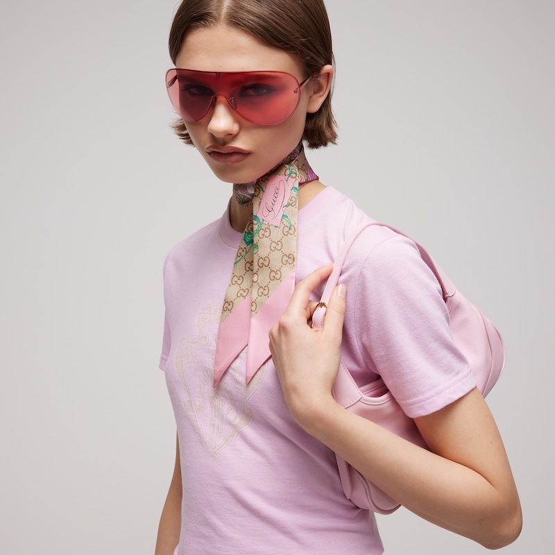 Gucci Printed Silk Ribbon | Thumbnail 2 Gucci Printed Silk Ribbon | Thumbnail 2