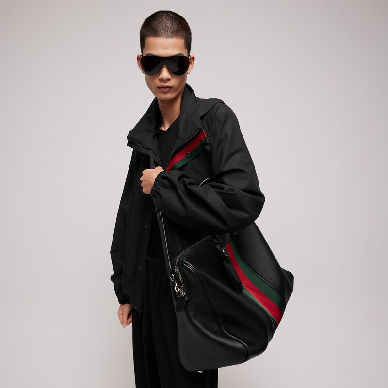 Gucci Mega Web Trademark Large Duffle Bag | Thumbnail 3 Gucci Mega Web Trademark Large Duffle Bag | Thumbnail 3