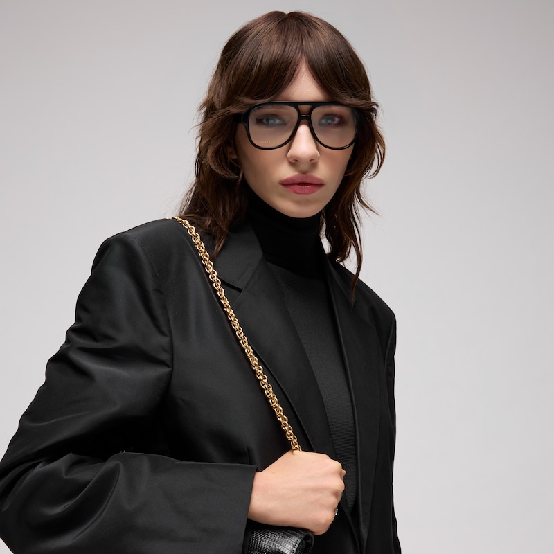 Gucci Navigator Optical Frame | Thumbnail 2 Gucci Navigator Optical Frame | Thumbnail 2