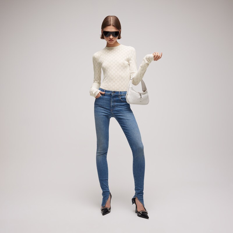 Gucci GG Cotton Devoré Top | Thumbnail 2