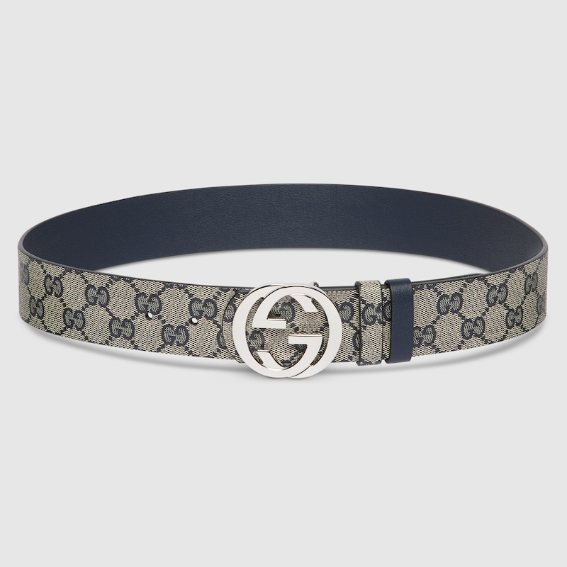 Gucci Reversible Belt With Interlocking G Buckle