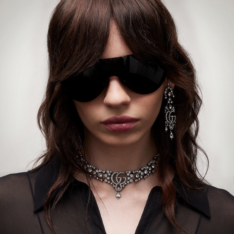Gucci GG Marmont Crystal Choker Necklace | Thumbnail 2 Gucci GG Marmont Crystal Choker Necklace | Thumbnail 2
