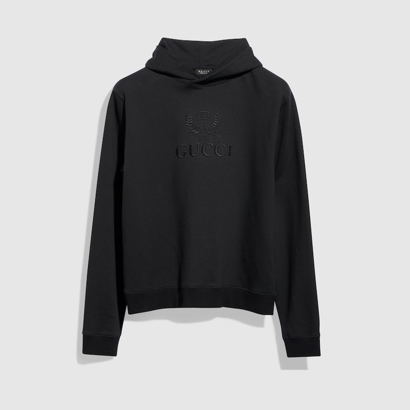 Gucci Cashmere Jersey Sweatshirt With Embroidery