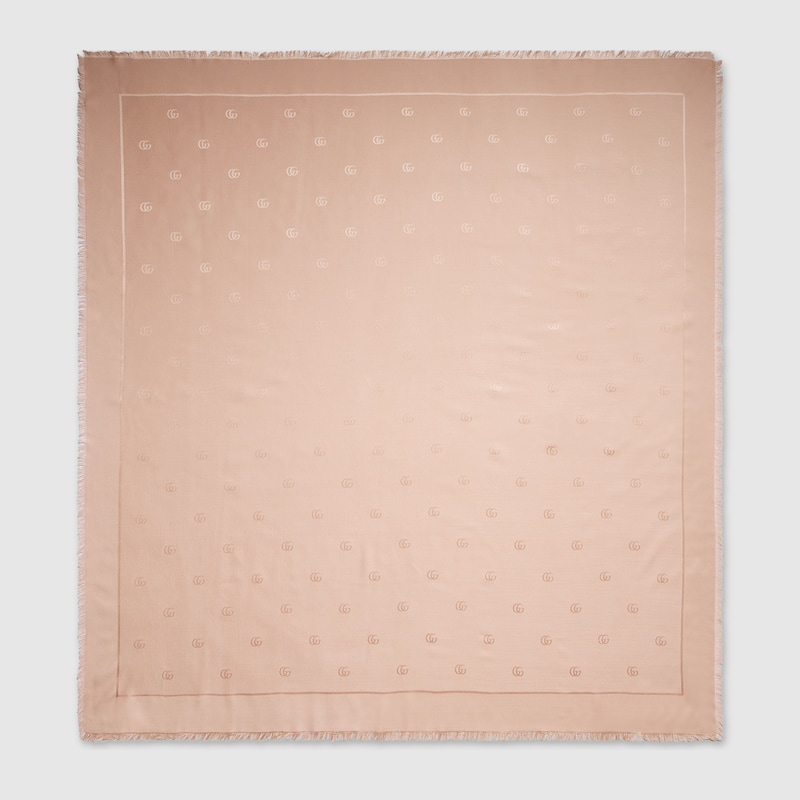 Double G Silk Wool Shawl Double G Silk Wool Shawl