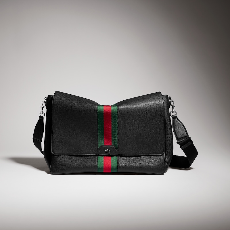 Gucci Web Trademark Medium Crossbody Bag | Thumbnail 3