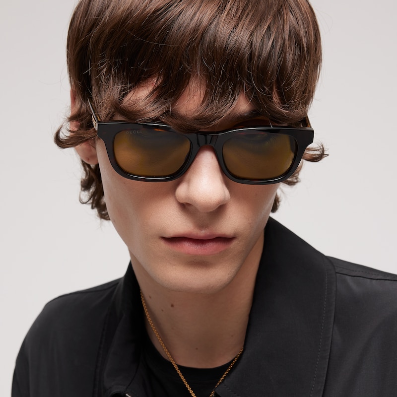 Gucci Rectangular-frame Sunglasses | Thumbnail 2 Gucci Rectangular-frame Sunglasses | Thumbnail 2