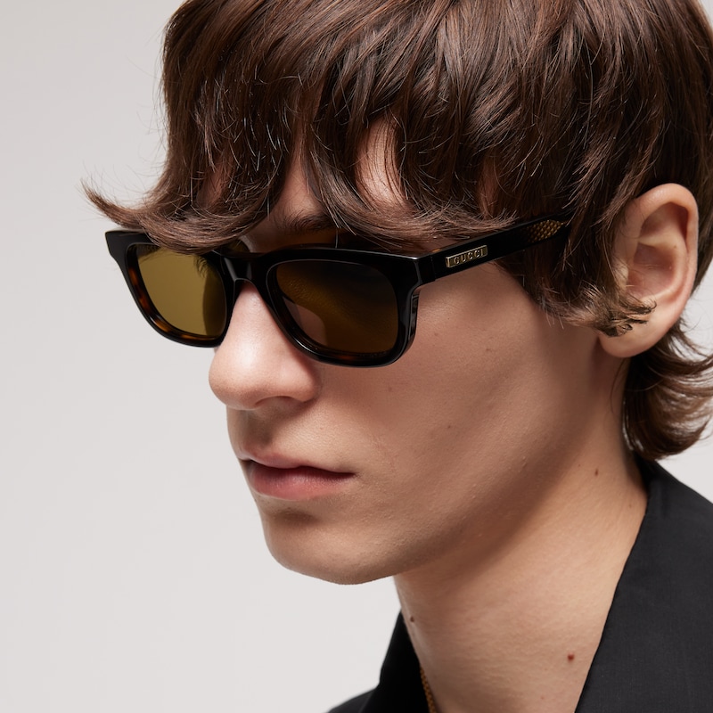 Gucci Rectangular-frame Sunglasses | Thumbnail 3 Gucci Rectangular-frame Sunglasses | Thumbnail 3