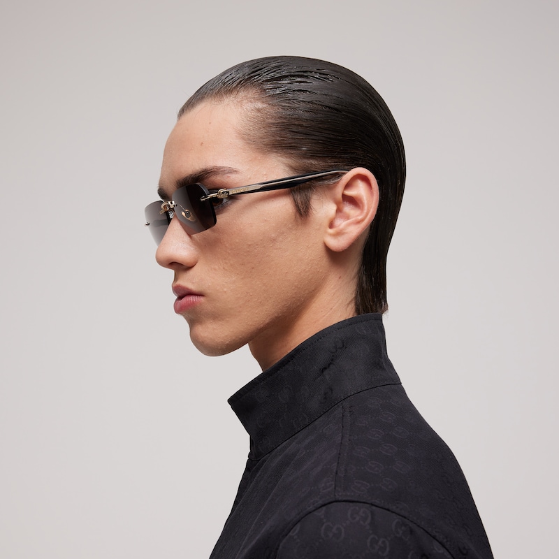 Gucci Rectangular-frame Sunglasses | Thumbnail 3 Gucci Rectangular-frame Sunglasses | Thumbnail 3