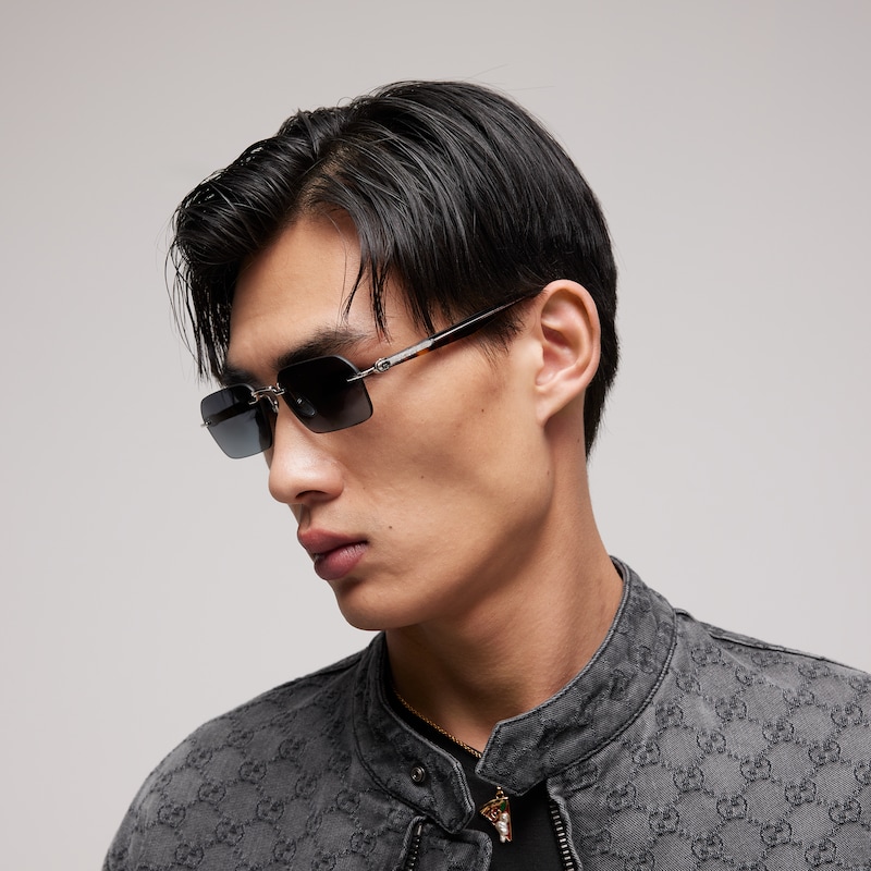 Gucci Rectangular-frame Sunglasses | Thumbnail 3 Gucci Rectangular-frame Sunglasses | Thumbnail 3