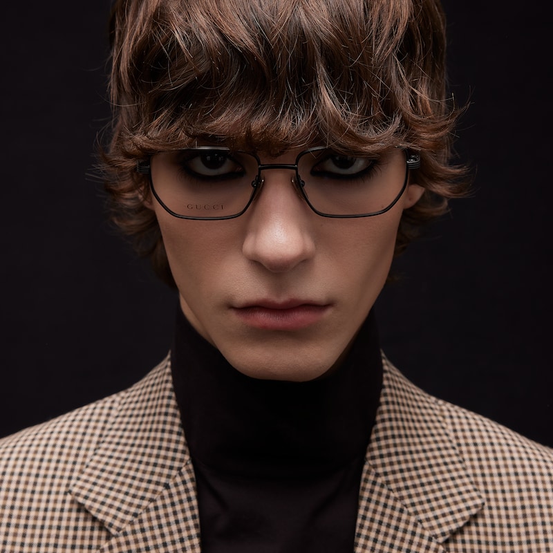 Gucci Rectangular Optical Frame | Thumbnail 2 Gucci Rectangular Optical Frame | Thumbnail 2