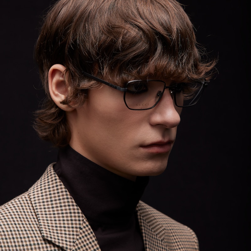 Gucci Rectangular Optical Frame | Thumbnail 3 Gucci Rectangular Optical Frame | Thumbnail 3