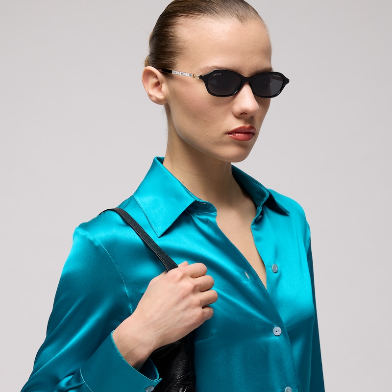 Gucci Oval-frame Sunglasses | Thumbnail 3 Gucci Oval-frame Sunglasses | Thumbnail 3