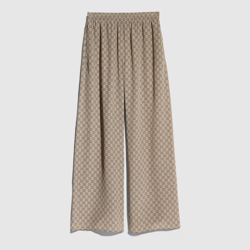 Printed Silk Leisure Pants Printed Silk Leisure Pants