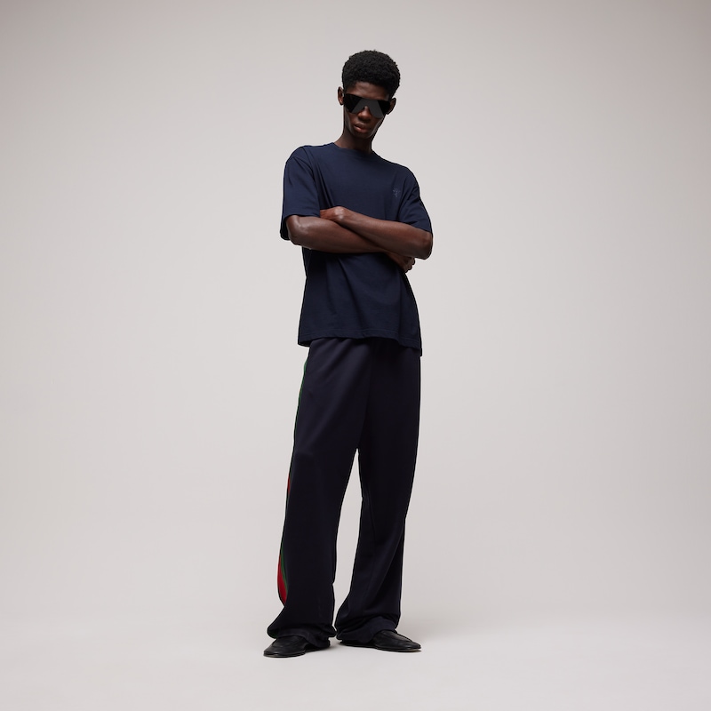 Gucci Cotton Silk Jersey T-shirt With Embroidery | Thumbnail 2 Gucci Cotton Silk Jersey T-shirt With Embroidery | Thumbnail 2