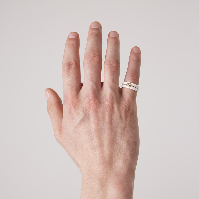 Gucci Interlocking Zirconia Ring | Thumbnail 2 Gucci Interlocking Zirconia Ring | Thumbnail 2