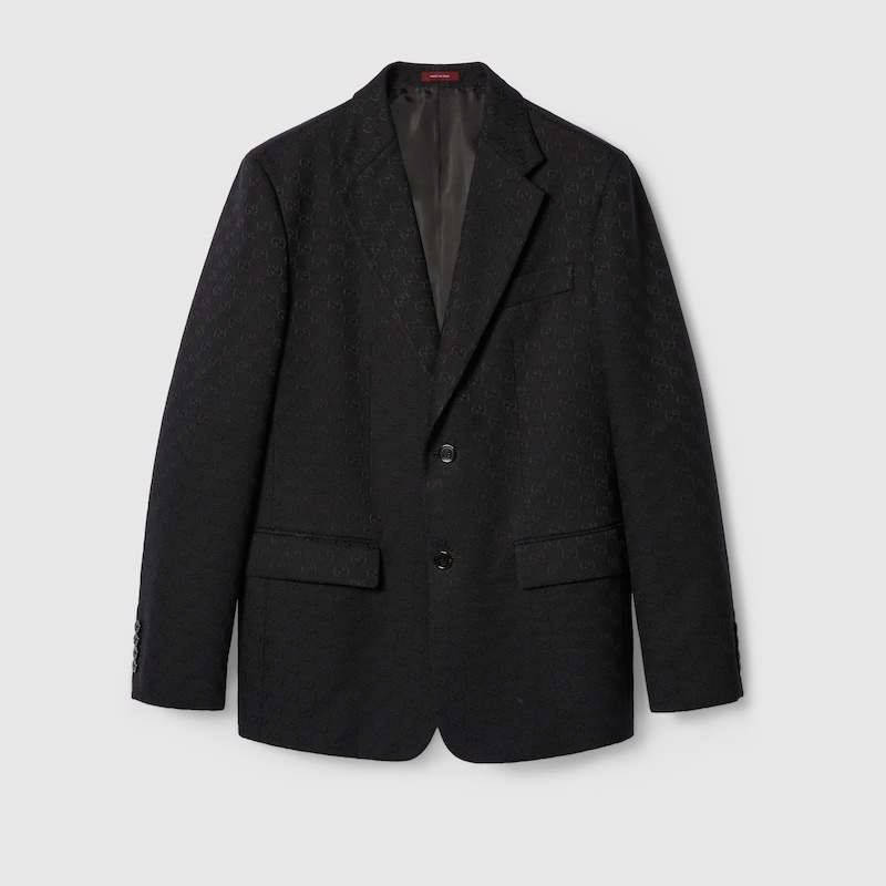 GG Cotton Blend Canvas Jacket