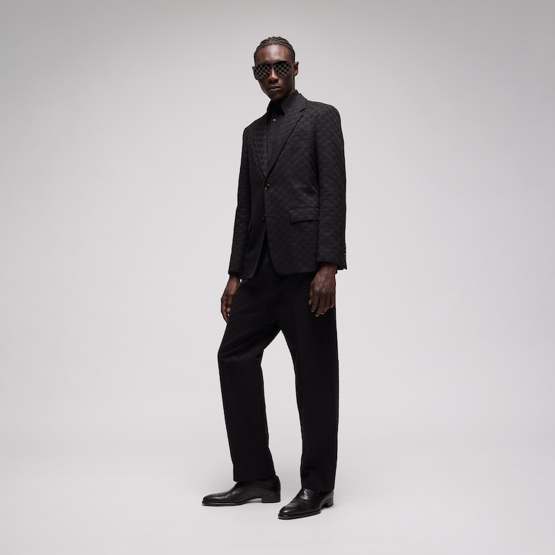 Gucci GG Cotton Blend Canvas Jacket | Thumbnail 2 Gucci GG Cotton Blend Canvas Jacket | Thumbnail 2