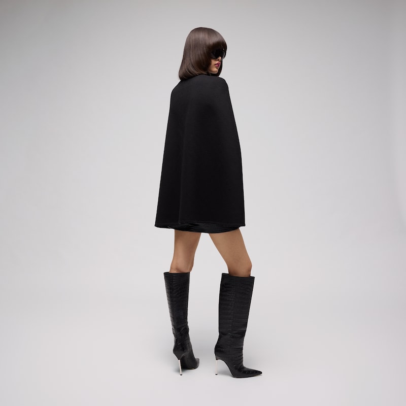 Gucci Wool And Silk Horsebit Cape | Thumbnail 3 Gucci Wool And Silk Horsebit Cape | Thumbnail 3