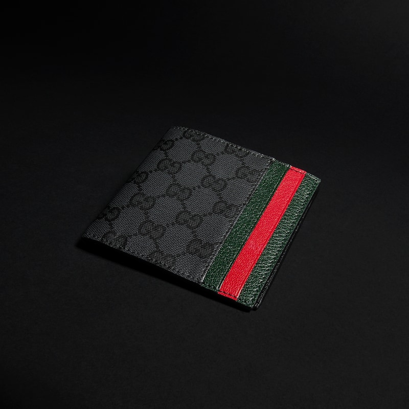 Gucci Bi-fold Wallet With Web Card Slots | Thumbnail 3