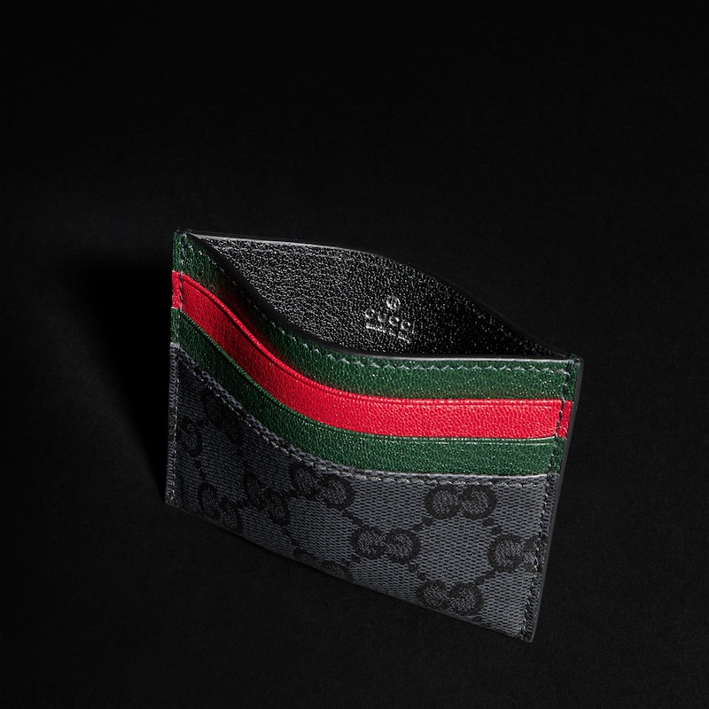 Gucci Card Case With Web Card Slots | Thumbnail 2