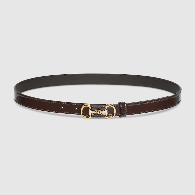 Thin Belt With Horsebit Buckle Thin Belt With Horsebit Buckle
