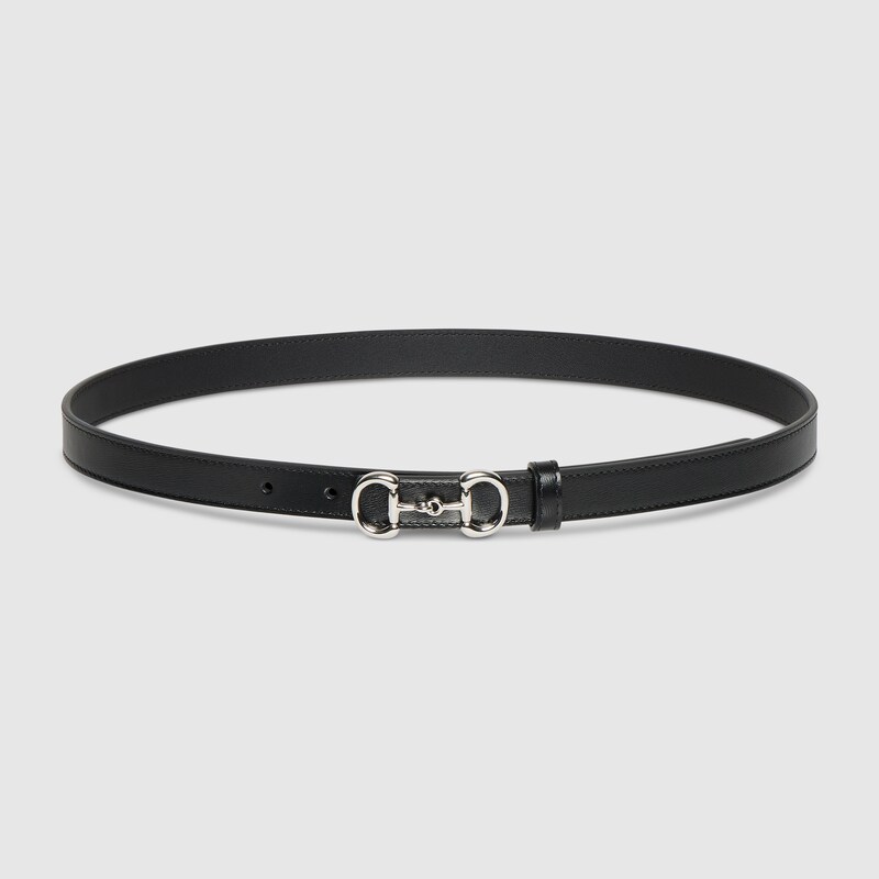 Thin Belt With Horsebit Buckle Thin Belt With Horsebit Buckle