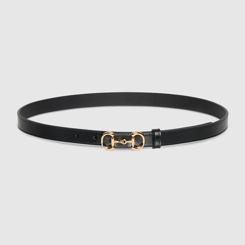 Thin Belt With Horsebit Buckle Thin Belt With Horsebit Buckle