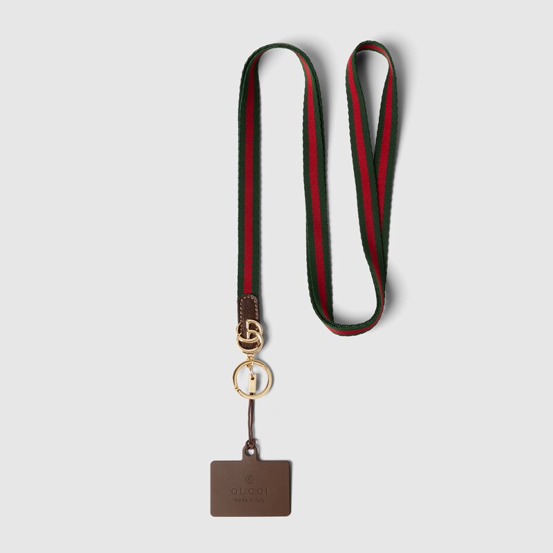 Gucci Lanyard Phone Holder With Web