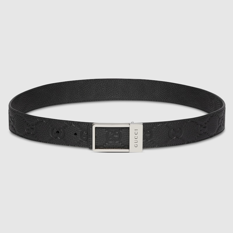 Reversible Belt With Rectangular Buckle Reversible Belt With Rectangular Buckle