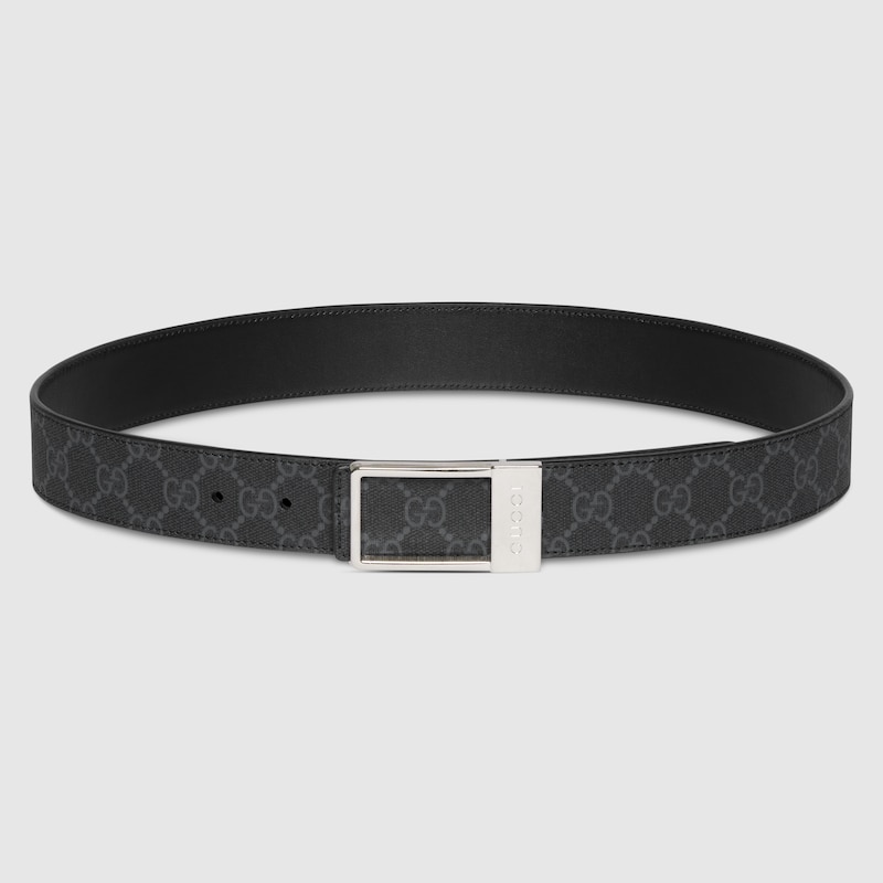 Reversible Belt With Rectangular Buckle