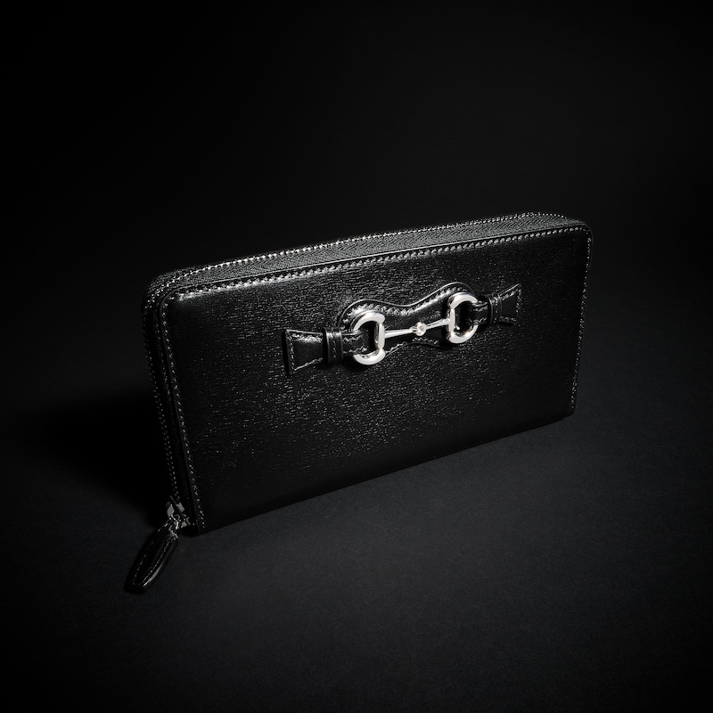 Gucci Zip Around Wallet With Horsebit | Thumbnail 3