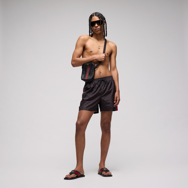 Gucci GG Print Nylon Swim Shorts | Thumbnail 2