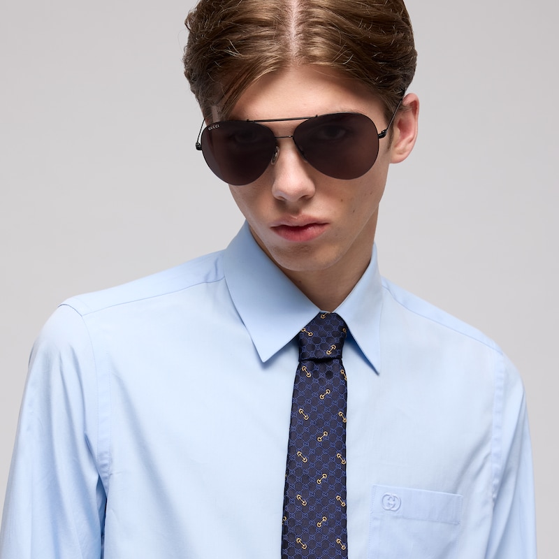 Gucci GG Silk Jacquard Tie | Thumbnail 2 Gucci GG Silk Jacquard Tie | Thumbnail 2