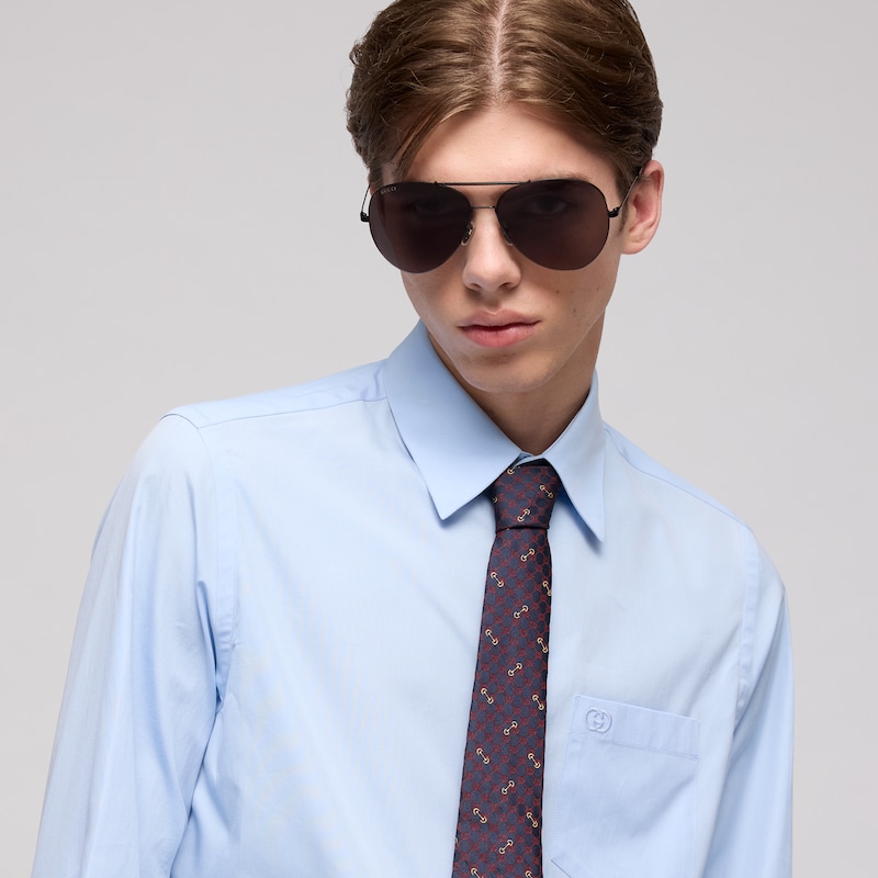 Gucci GG Silk Jacquard Tie | Thumbnail 2 Gucci GG Silk Jacquard Tie | Thumbnail 2