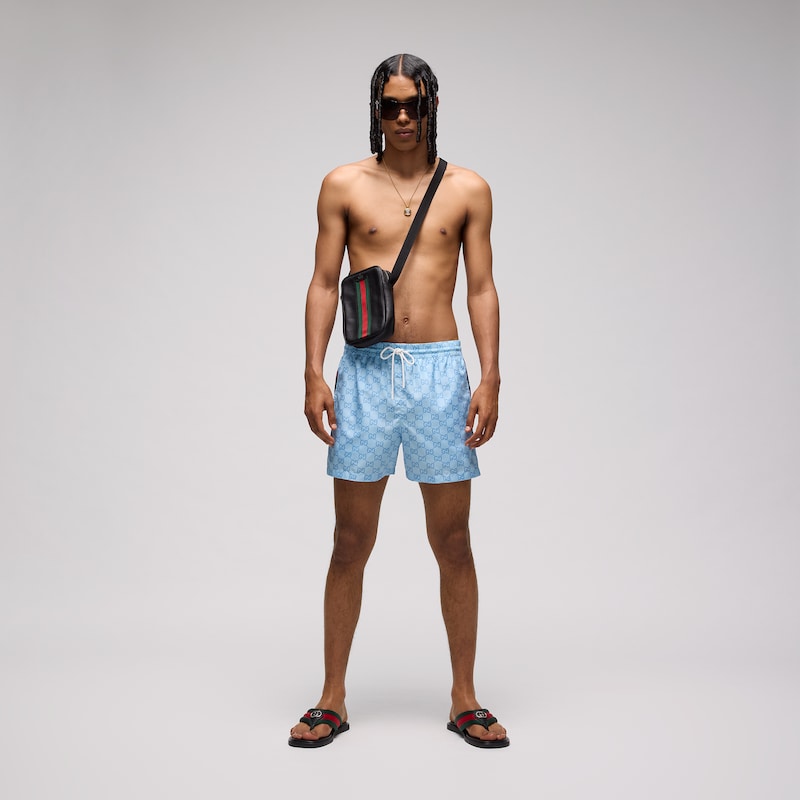 Gucci Printed Poplin Tech Swim Shorts | Thumbnail 2