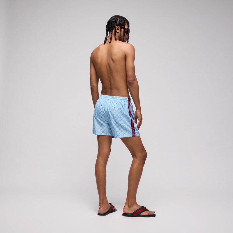 Gucci Printed Poplin Tech Swim Shorts | Thumbnail 3