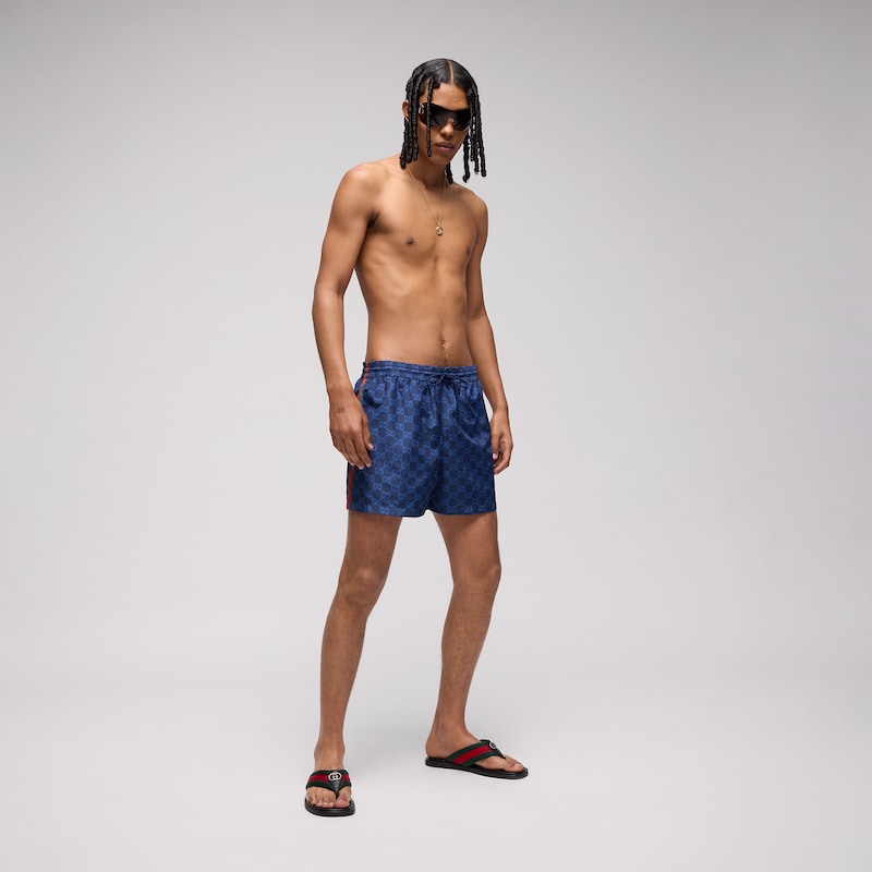 Gucci Printed Poplin Tech Swim Shorts | Thumbnail 2 Gucci Printed Poplin Tech Swim Shorts | Thumbnail 2