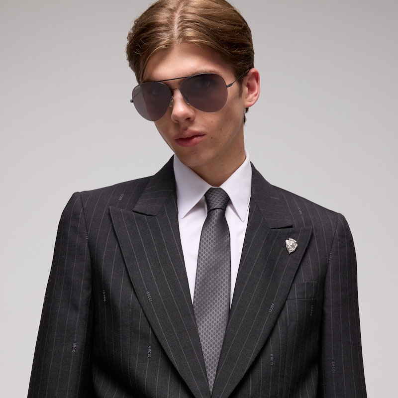 Gucci GG Silk Jacquard Tie | Thumbnail 2