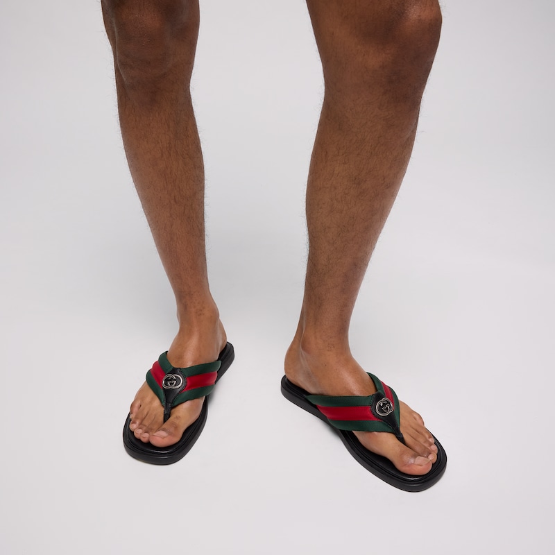 Gucci Thong Sandal With Interlocking G | Thumbnail 3 Gucci Thong Sandal With Interlocking G | Thumbnail 3