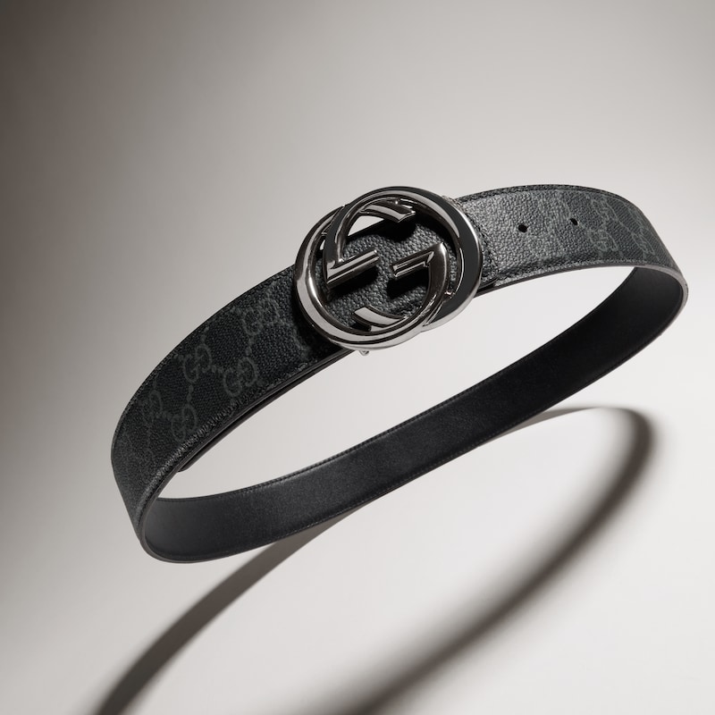 Gucci Reversible Belt With Interlocking G Buckle | Thumbnail 3 Gucci Reversible Belt With Interlocking G Buckle | Thumbnail 3